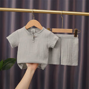 0β5Y Unisex Summer Cotton Clothing Set