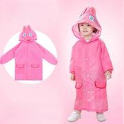2025 Cute Cartoon Rain Cape for Kids