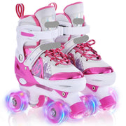 Adjustable Kids Roller Skates with Light