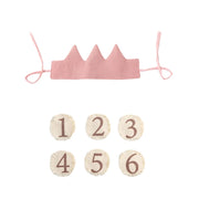 Baby Birthday Crown Headband Set