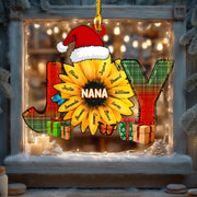 Personalized Grandma JOY Acrylic Ornament