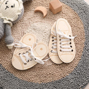 Baby Animal Threading Seesaw Toy – Montessori Wooden Balancing Blocks Game | Fine Motor Skills & Early Learning Gift for Toddlers
