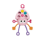 Baby Pull-String Teething Toy – Montessori Sensory Travel Activity