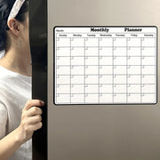 Magnetic Fridge Monthly Planner – Dry-Erase Calendar & Family Reminders