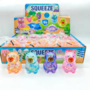 Glitter Capybara Squishy Fidget Toy β Random Color Sets