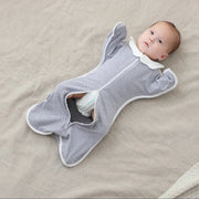 Newborn Cotton Swaddle Sleeping Bag β Raised-Hand Anti-Startle Sleepsack