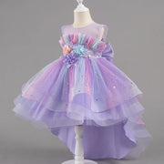 Girls Princess Ball Gown β Sleeveless Flower Party Dress