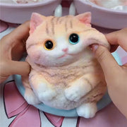 Kawaii Cat Squishy Toy β Soft Silicone Stress Relief Fidget