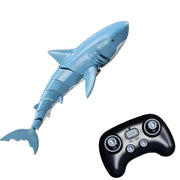 Remote Control Electric Simulation Shark Toy, 2.4G RC Submarine Robot with Underwater Capabilities, Water Spraying Feature, and Rechargeable Battery (Ages 7+)