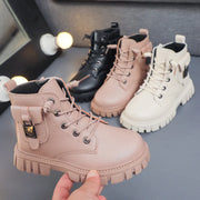 Non-slip PU Leather Boots Designed for Children