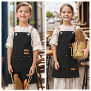 Kids Utility Apron with Multiple Pockets β Craft and Kitchen Cover