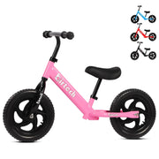 Balance Bike for 2, 3, 4 Years Old Light Weight No-Pedal Toddlers Walking Bicycle for Children Age 3-6 with Adjustable Handlebar (Blue/Pink/Red/Black)