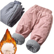 Kids Winter Ski Pants – Fleece-Lined Warm Outdoor Trousers
