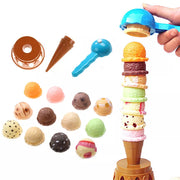 Toy Ice Cream Stack - Kids Pretend Play Set