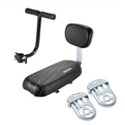 Kids Bicycle Rear Seat Set – Child Bike Back Seat with Backrest, Handle Grip & Footrest Pedals