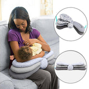 Butterfly flip baby feeding pillow