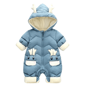 Elk Toon Water Proof Hooded Baby Parka Jumpsuit