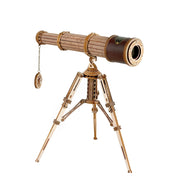 Wooden Educational Toy | Telescopic Monocular | Gift for Children and Adults