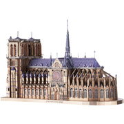 3D Metal Puzzle | Notre Dame Cathedral Paris | Educational Toys