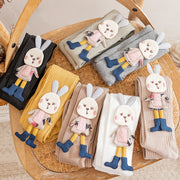 Pantyhose of Knitted Cartoon Rabbit Kids Girls Tight