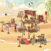 3D Metal Puzzle | Tang Dynasty Scenery | Educational Toys