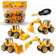 Detachable Assembly Excavator: Educational Toy Set for Boys