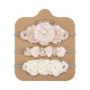 3Pcs/Set Artificial Flower Baby Headbands Girls 