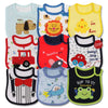 9pcs/set Baby Girl Boy Feeding Bibs
