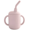 Customized Silicone Straw Cup - Foldable Children's Drinking Cup