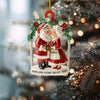 Personalized Couple Santa Claus Ornament