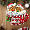 Personalized Family Gingerbread Ornament – Custom Acrylic Christmas Decoration
