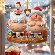 Personalized “Growing Old Together” Christmas Ornament