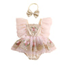 Princess-Inspired Baby Girl Romper Set (0–24M)