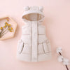Toddler Hooded Cotton Padded Vests (1Yrs-7Yrs)