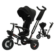 Baby Stroller Tricycle Ride Bike, 5-in-1 Grow-with-Me Design, Adjustable Canopy, Parent Steer & Quick Fold – For Toddlers 1-5 Years