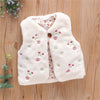 Flower Embroidered Fur Vest for Little Fashionistas