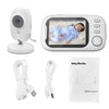 Child Surveillance Camera Set: 3.5'' Screen, Night Vision, Two-way Audio