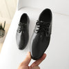 Snake Skin Design Pattern Boys Leather Formal Shoes