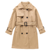 Brown Long Sleeve Fashion Trench Coat