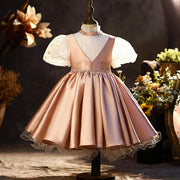 Lace and Floral Design Royalty Princess Ball Gown