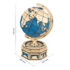 Wooden Educational Toy | Globe Earth Ocean Map Ball | Gift for Children