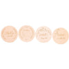 Month Milestone Cards Wooden  Recording Number Set