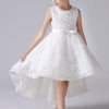Flower Full Lace Long Back Princess Dress