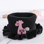Knitted Collar Lace Scarf Neck Bib For Children