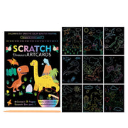 Magic Scratch Painting Art Paper Card Set