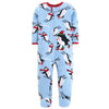Husky Toon Design Long Sleeve Microfleece Jumpsuit