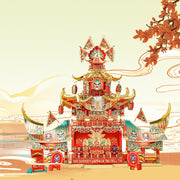 3D Metal Puzzle | Ancient Theatrical Stage | Educational Toys