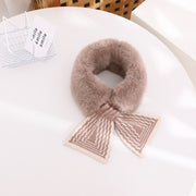 Baby Girl Scarf Fashion Soft Faux Rabbit Fur