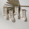 Socks of Frilly Ankle Sock Flower Pattern For Children