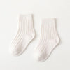 Colorful High Neck Ribbed Socks For Babies
